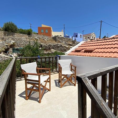 Little Blue In Chorio, Symi Villa Buitenkant foto